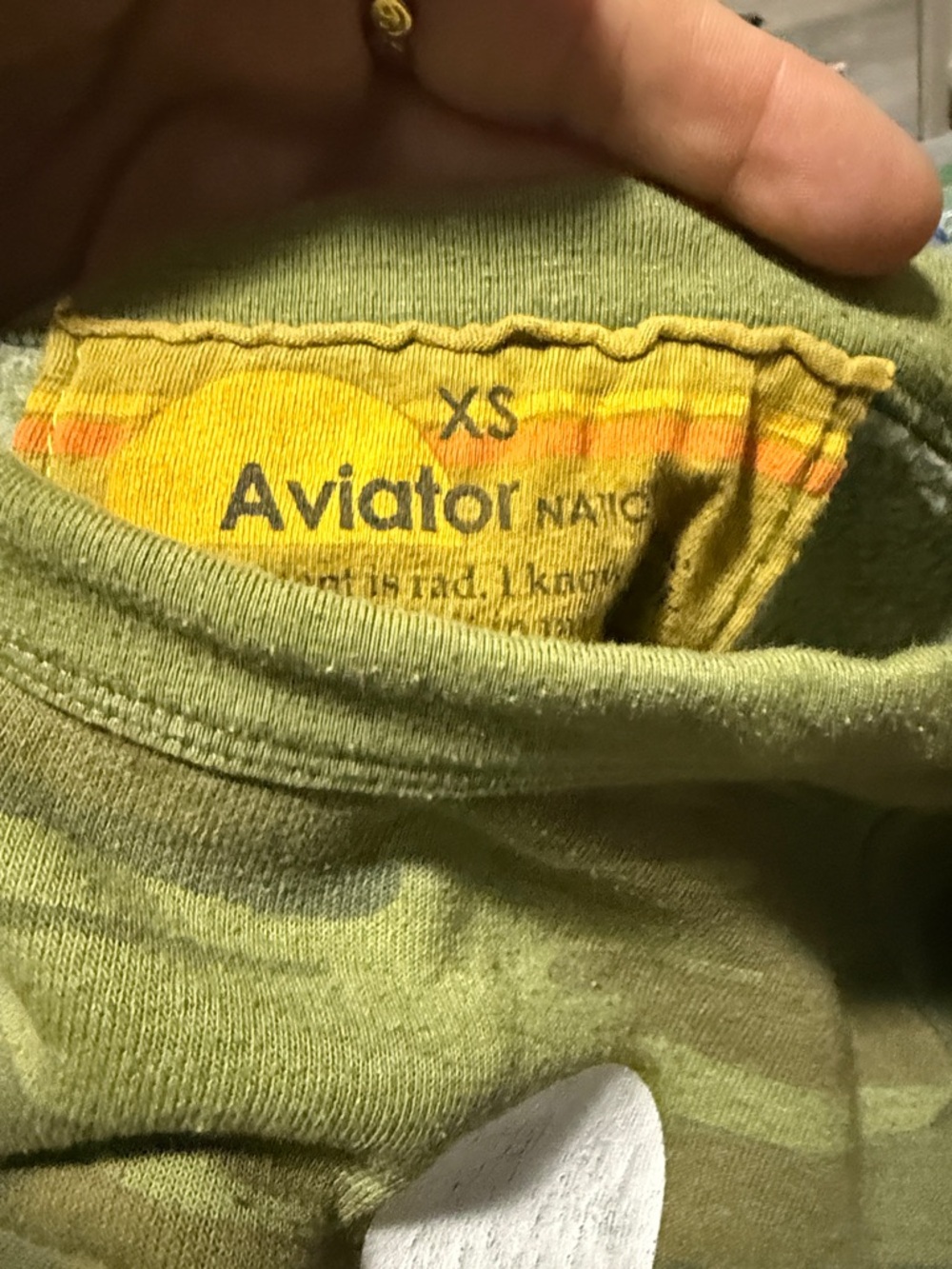 Aviator Nation army and camo mixed set 2 crews and 1 sweat pant - Picture 6 of 8